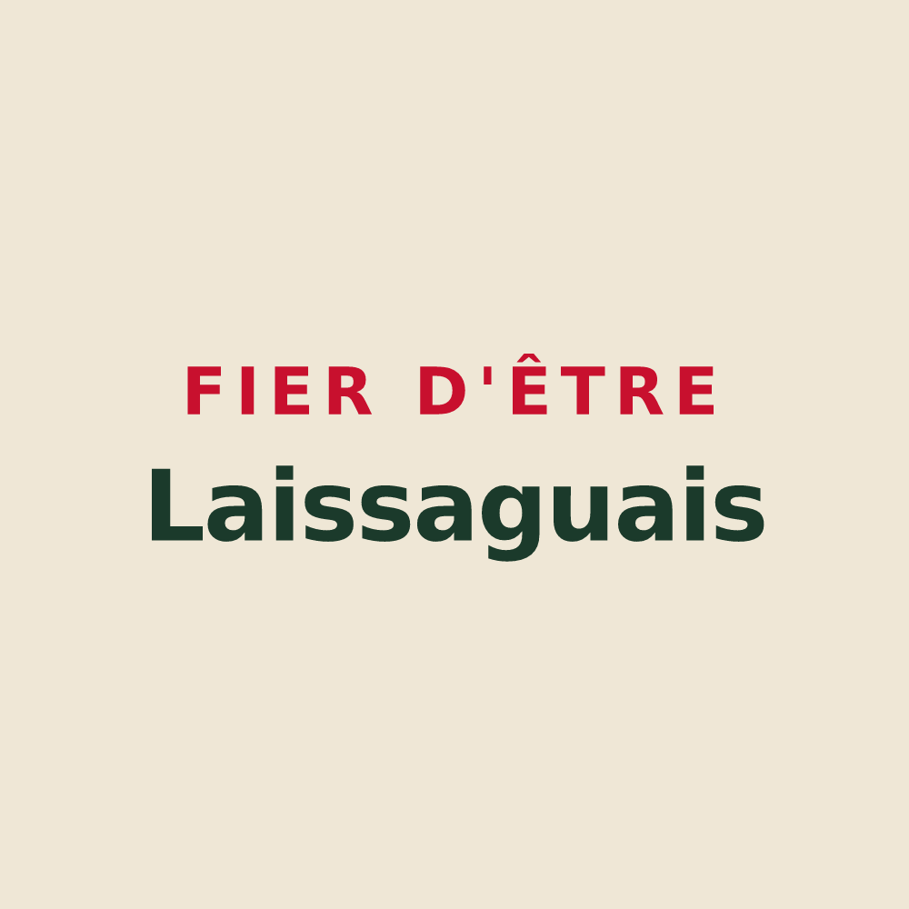 Tote bag « Fier d'être Laissaguais » — design pour Laissac-Sévérac l'Église