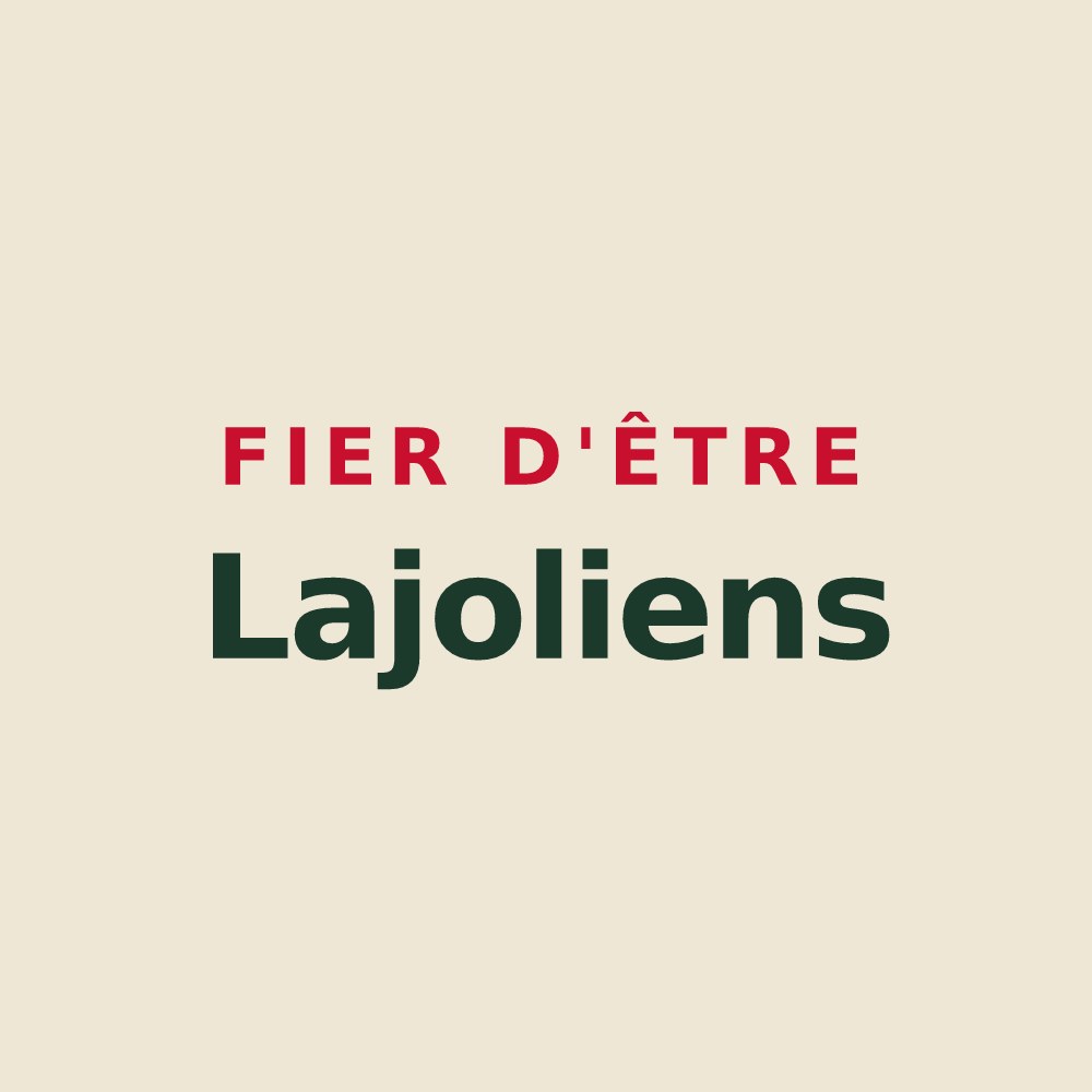 Tote bag « Fier d'être Lajoliens » — design pour Lajo