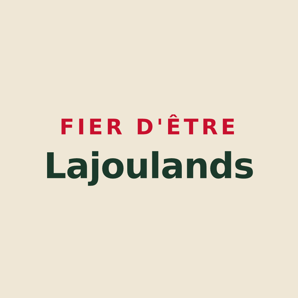 Tote bag « Fier d'être Lajoulands » — design pour Lajoux