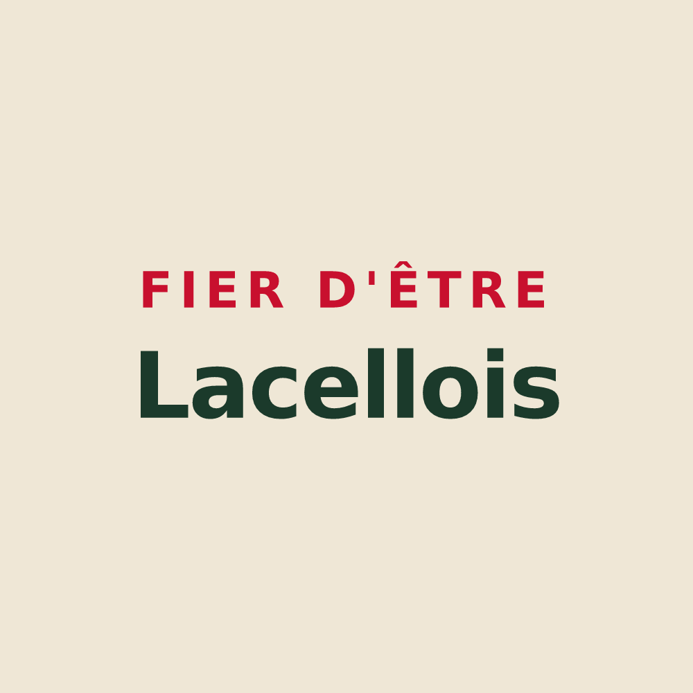 Tote bag « Fier d'être Lacellois » — design pour Lalacelle