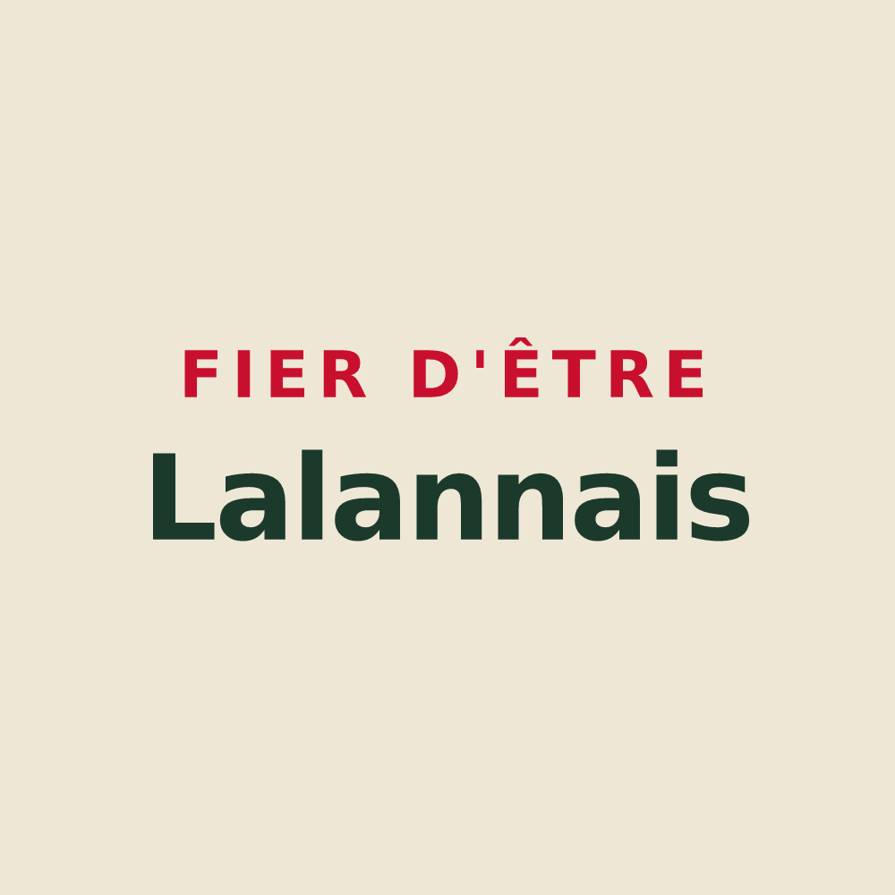 Tote bag « Fier d'être Lalannais » — design pour Lalanne