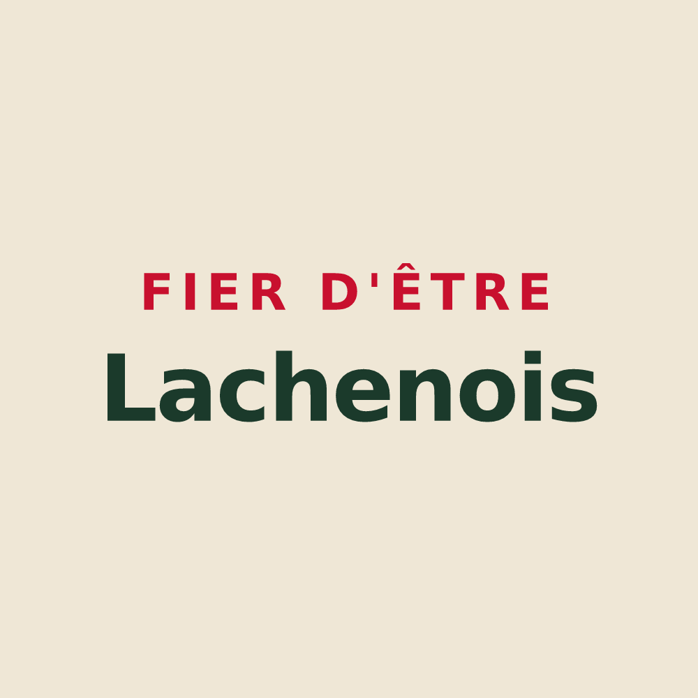 Tote bag « Fier d'être Lachenois » — design pour Lalaye