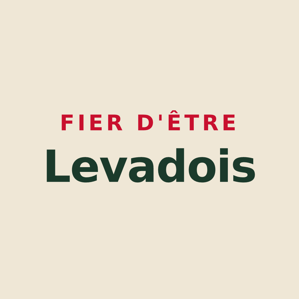 Tote bag « Fier d'être Levadois » — design pour Lalevade-d'Ardèche
