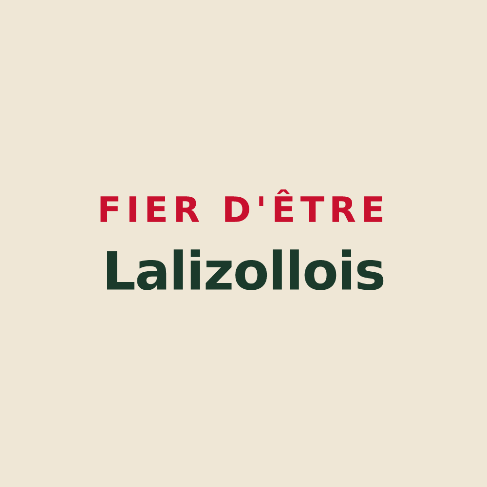 Tote bag « Fier d'être Lalizollois » — design pour Lalizolle