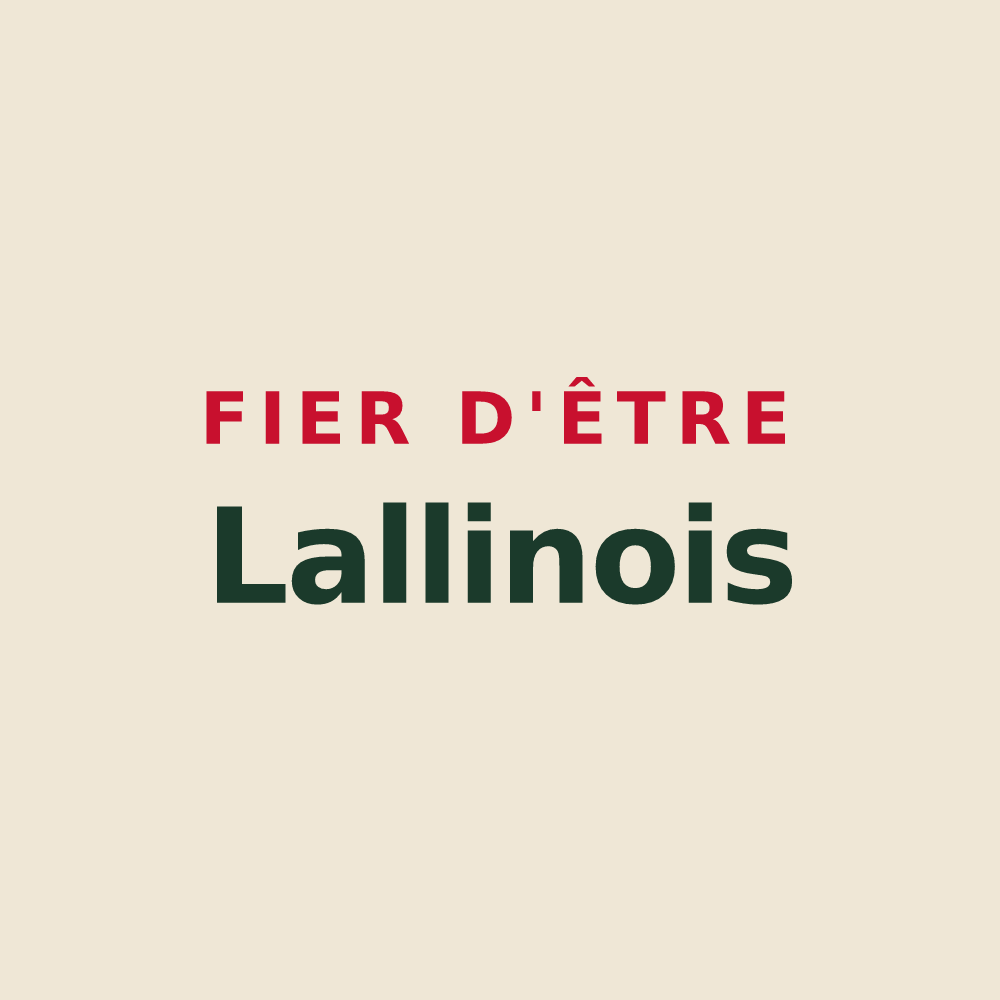 Tote bag « Fier d'être Lallinois » — design pour Lallaing