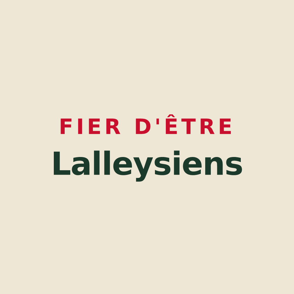 Tote bag « Fier d'être Lalleysiens » — design pour Lalley