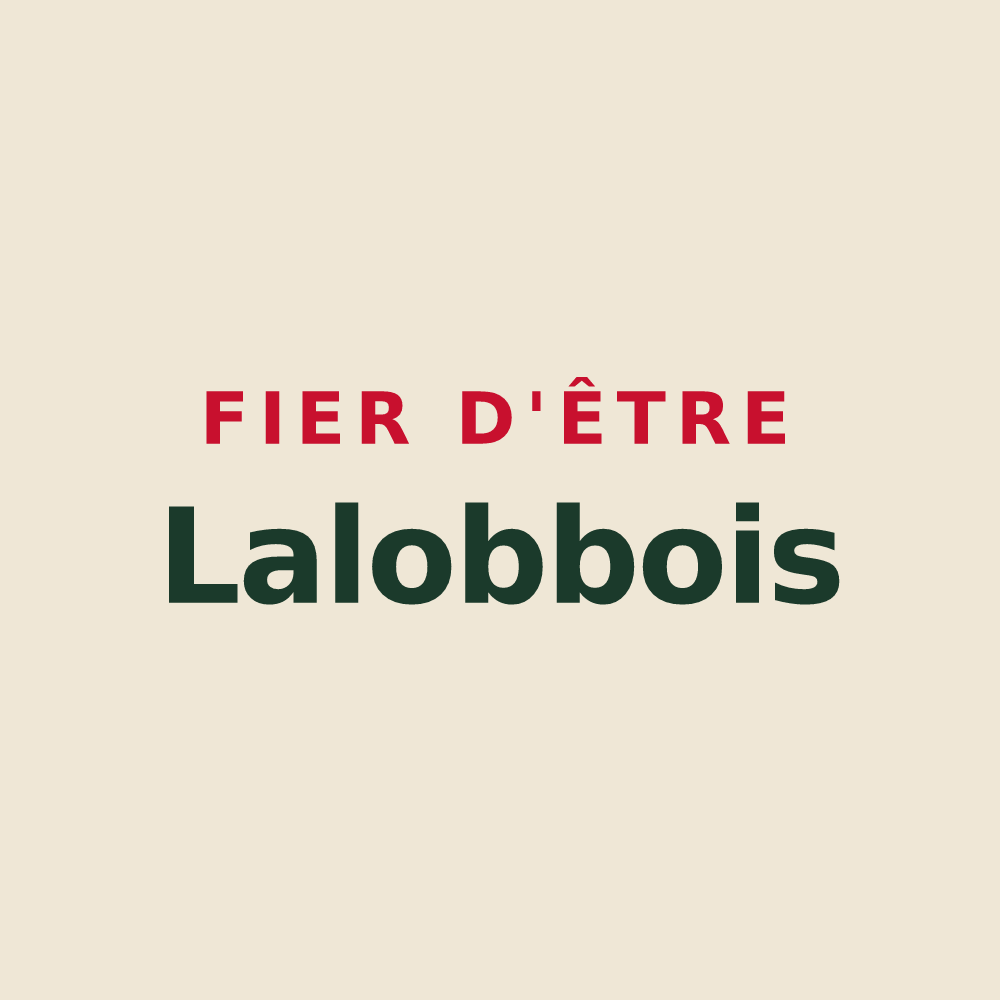 Tote bag « Fier d'être Lalobbois » — design pour Lalobbe
