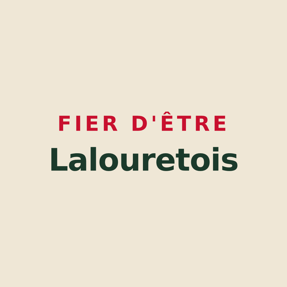Tote bag « Fier d'être Lalouretois » — design pour Lalouret-Laffiteau