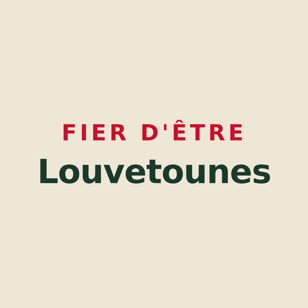 Tote bag « Fier d'être Louvetounes » — design pour Lalouvesc