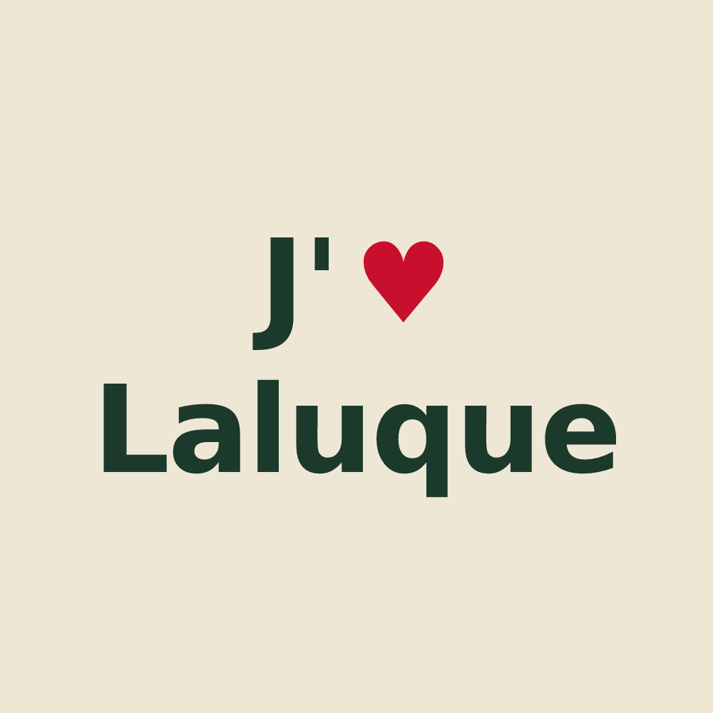 Tote bag personnalisé Laluque — design J'aime Laluque