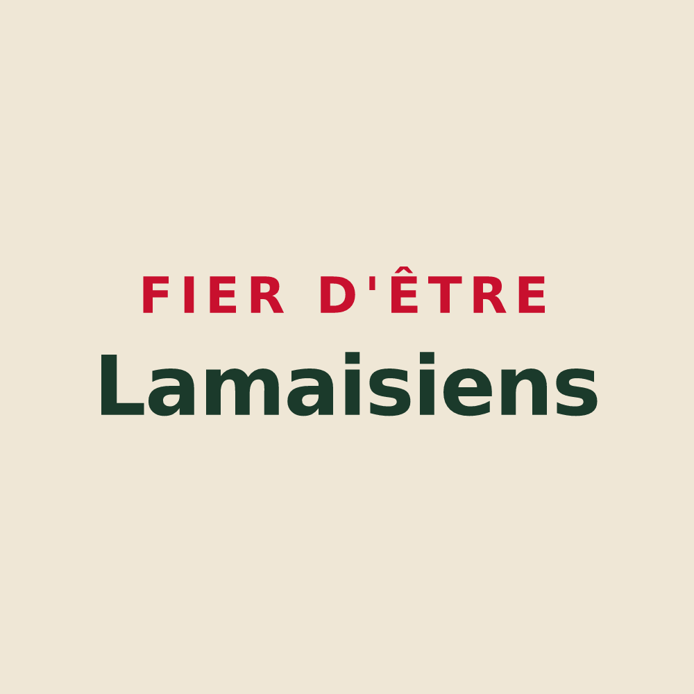 Tote bag « Fier d'être Lamaisiens » — design pour Lamaids