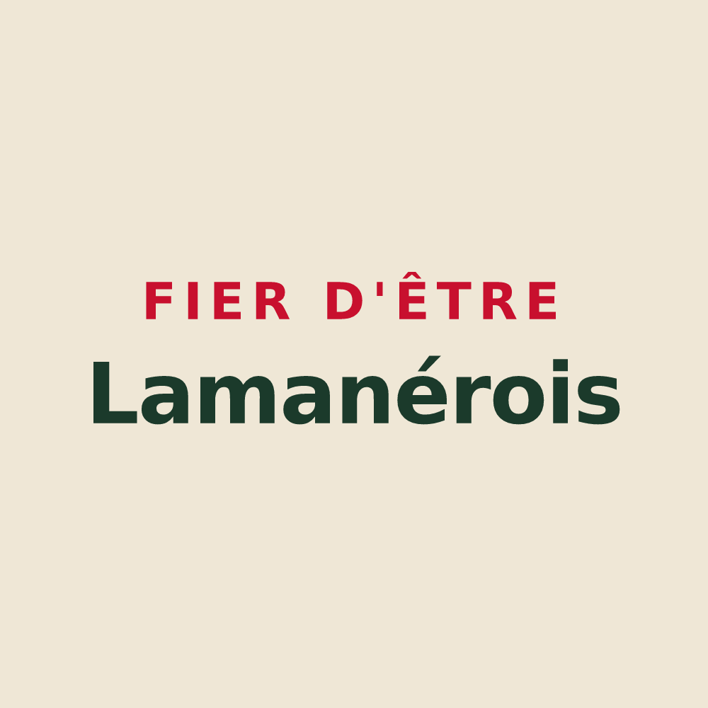 Tote bag « Fier d'être Lamanérois » — design pour Lamanère