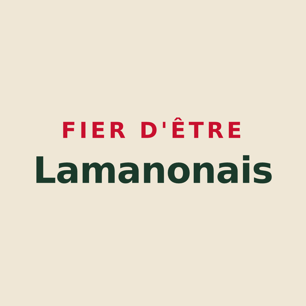 Tote bag « Fier d'être Lamanonais » — design pour Lamanon
