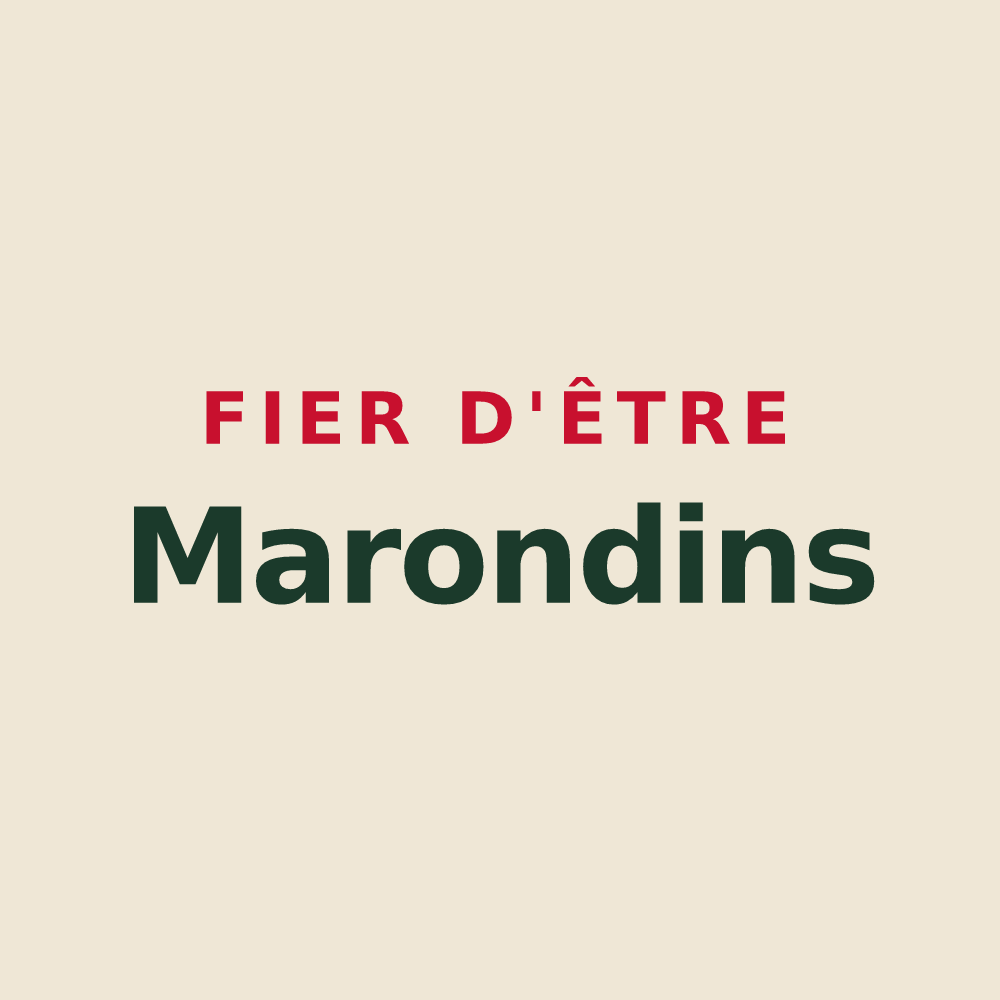 Tote bag « Fier d'être Marondins » — design pour Lamaronde
