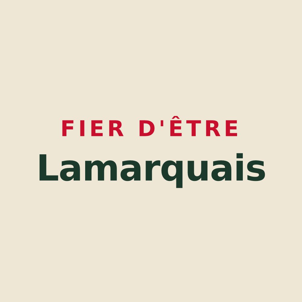 Tote bag « Fier d'être Lamarquais » — design pour Lamarque