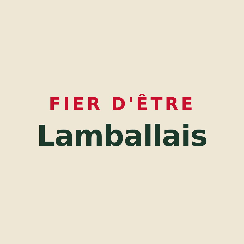 Tote bag « Fier d'être Lamballais » — design pour Lamballe-Armor