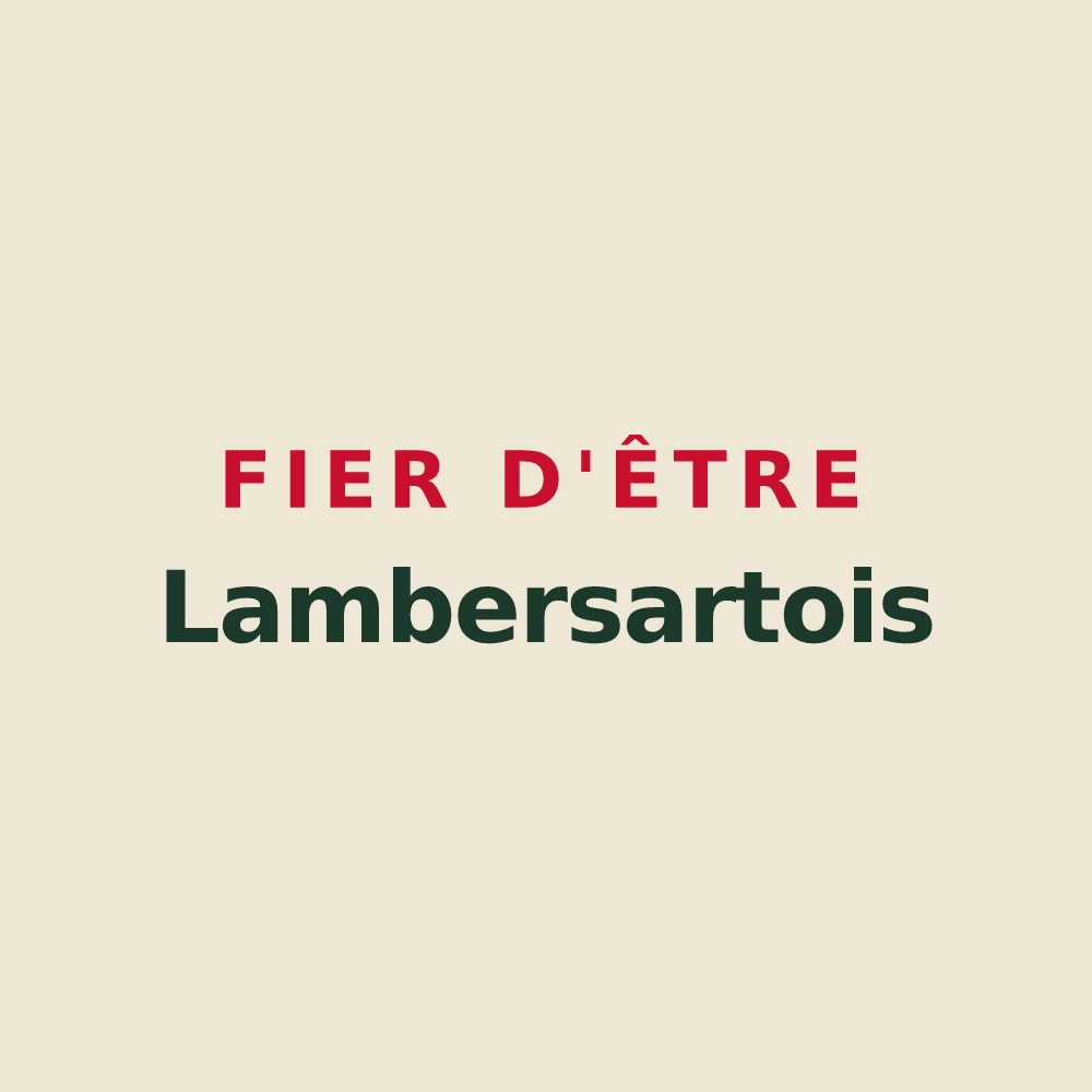 Tote bag « Fier d'être Lambersartois » — design pour Lambersart