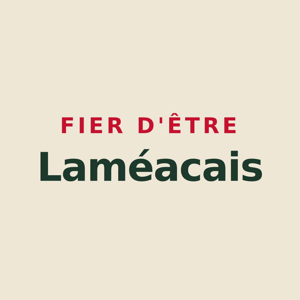 Tote bag « Fier d'être Laméacais » — design pour Laméac