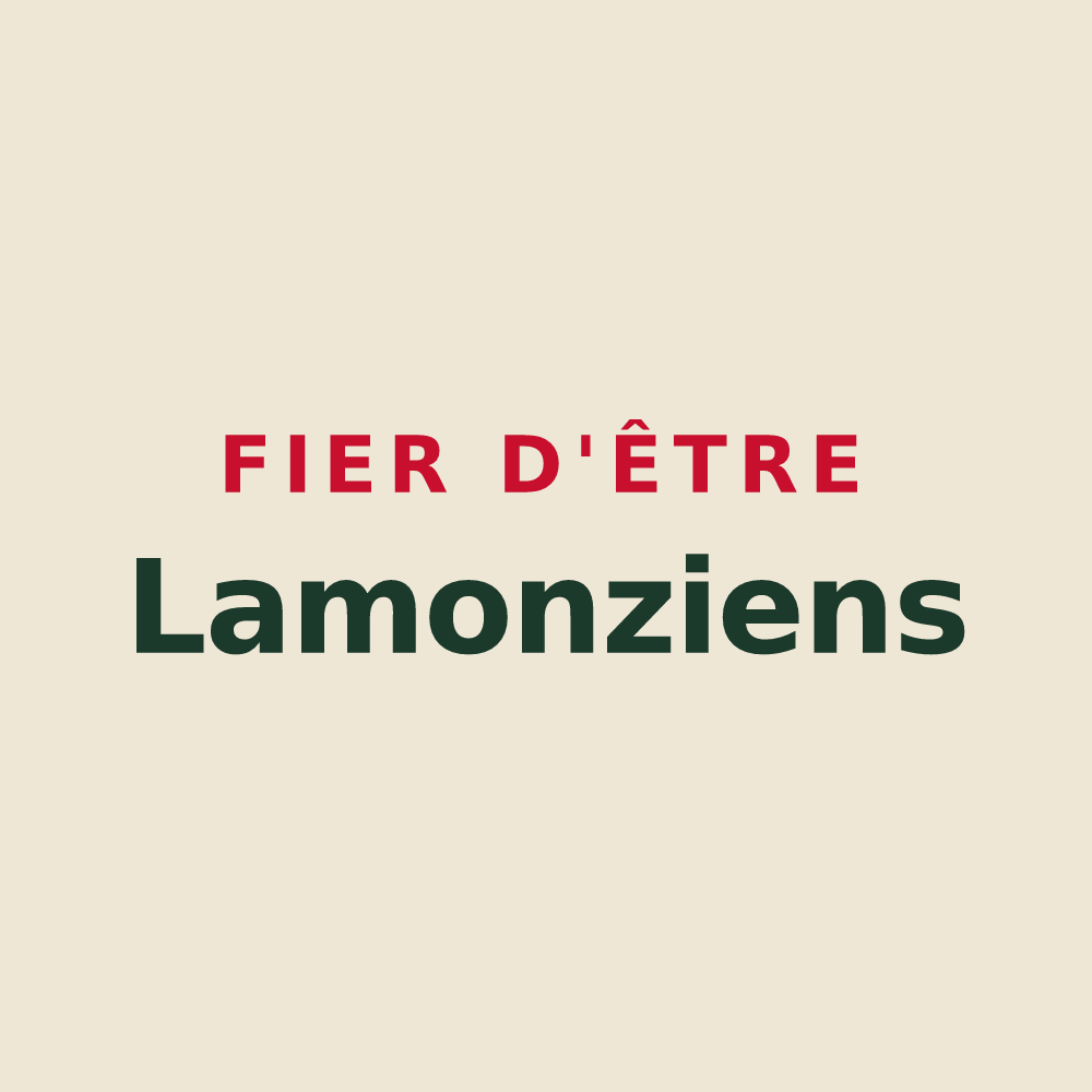 Tote bag « Fier d'être Lamonziens » — design pour Lamonzie-Saint-Martin