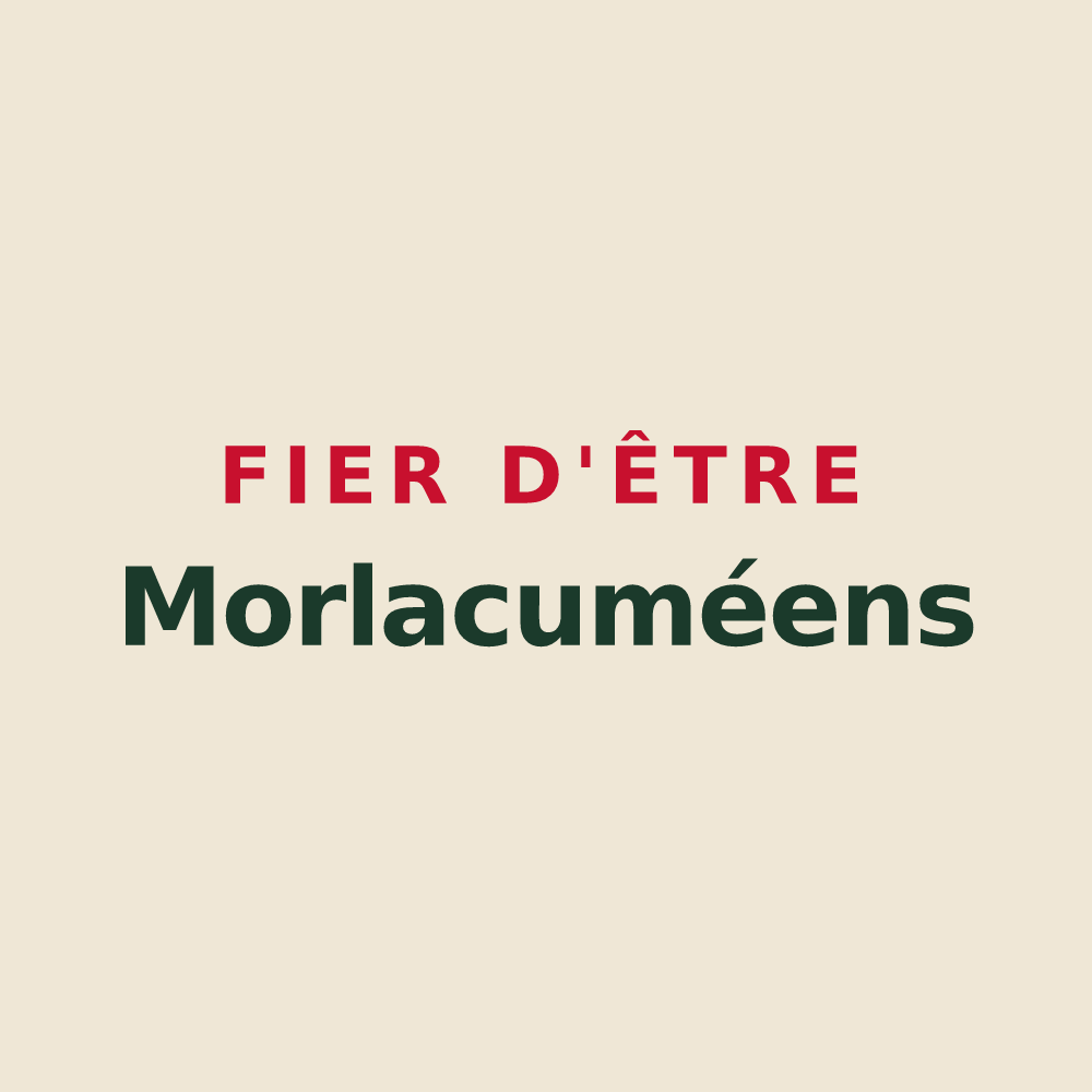 Tote bag « Fier d'être Morlacuméens » — design pour Lamorlaye
