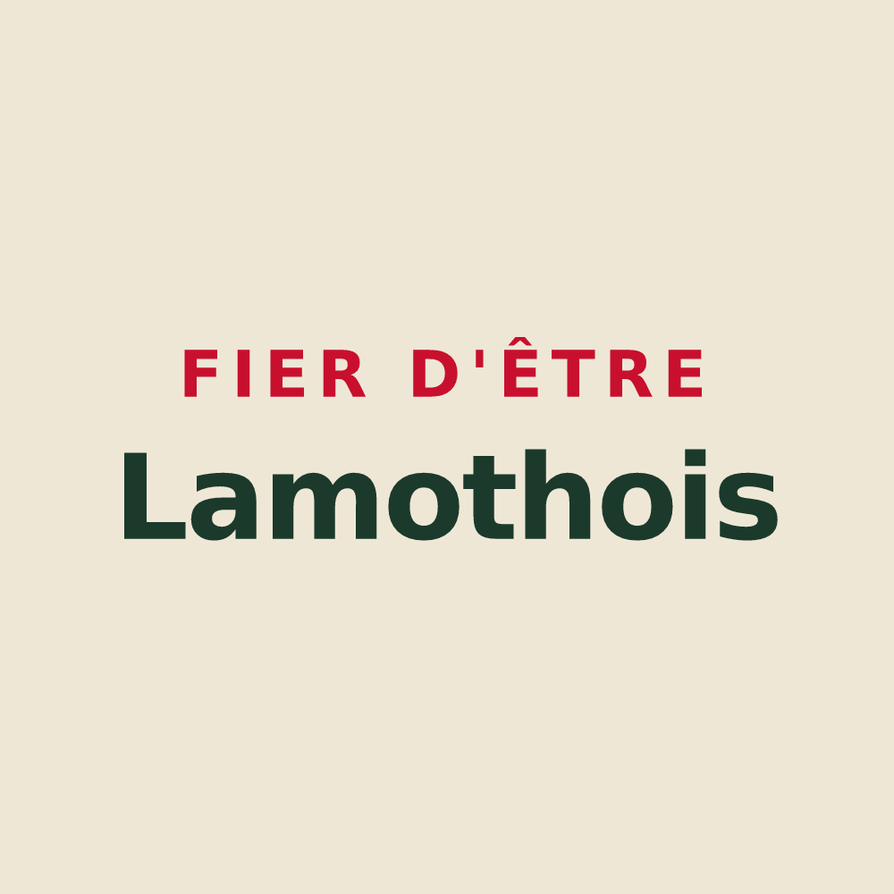 Tote bag « Fier d'être Lamothois » — design pour Lamothe