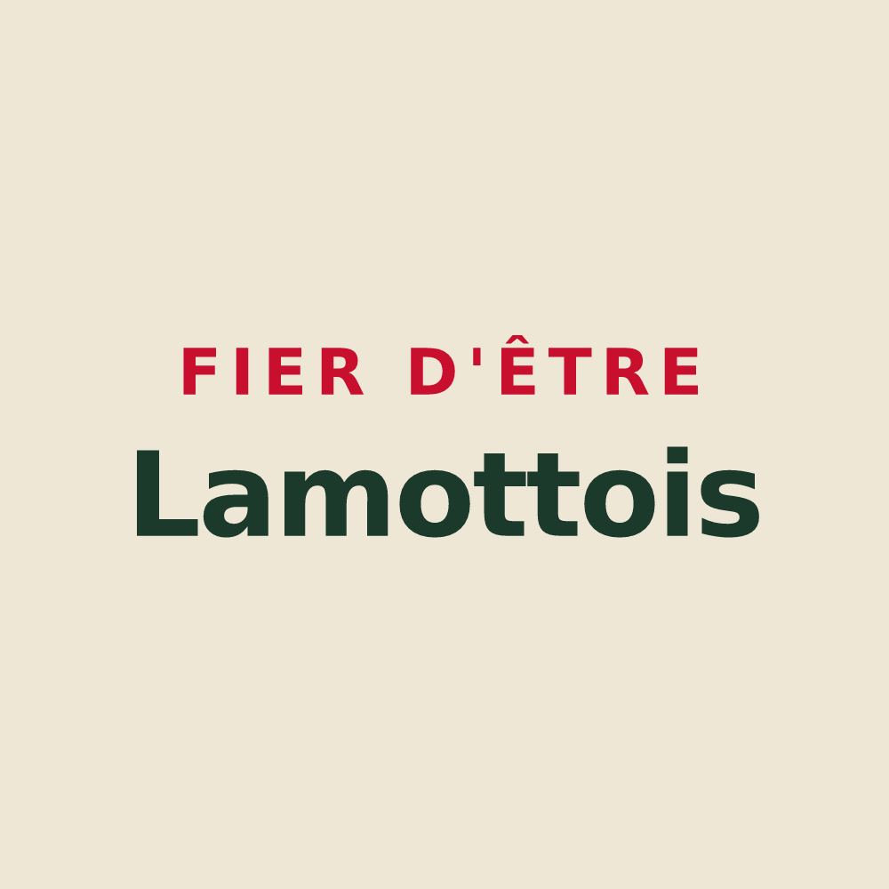Tote bag « Fier d'être Lamottois » — design pour Lamotte-du-Rhône