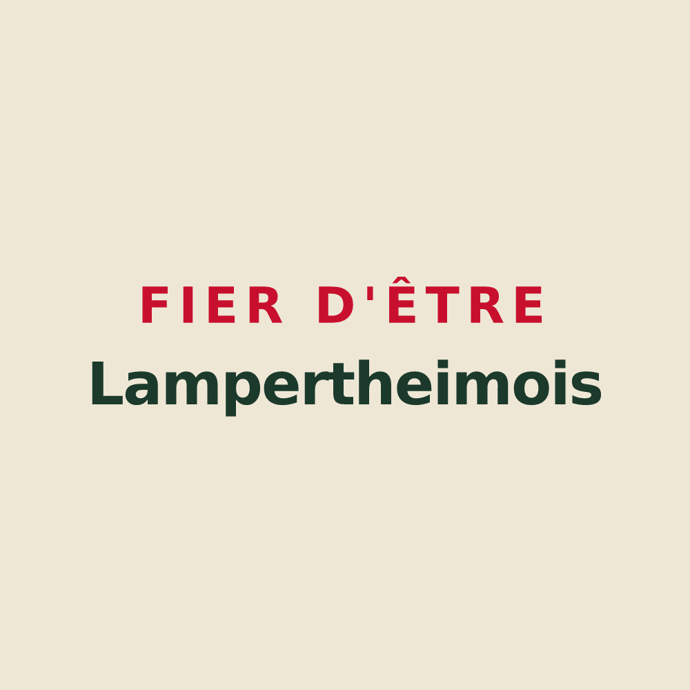 Tote bag « Fier d'être Lampertheimois » — design pour Lampertheim
