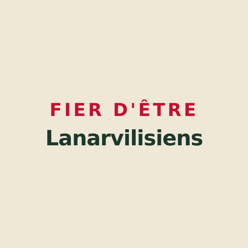 Tote bag « Fier d'être Lanarvilisiens » — design pour Lanarvily