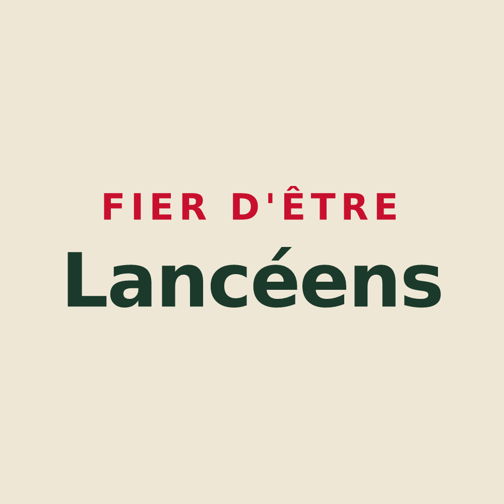 Tote bag « Fier d'être Lancéens » — design pour Lancé