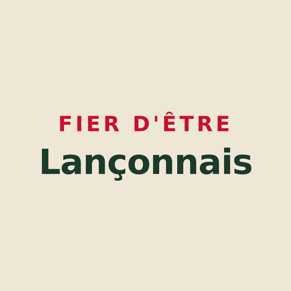 Tote bag « Fier d'être Lançonnais » — design pour Lançon