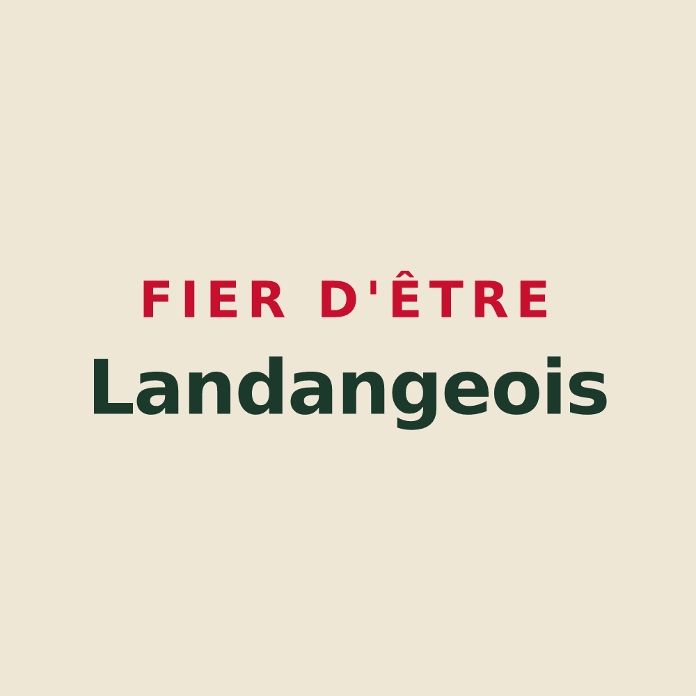 Tote bag « Fier d'être Landangeois » — design pour Landange