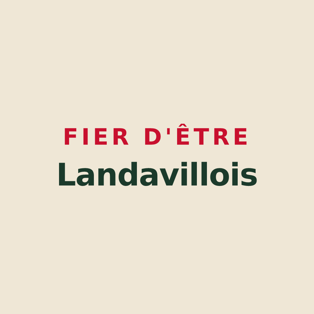 Tote bag « Fier d'être Landavillois » — design pour Landaville