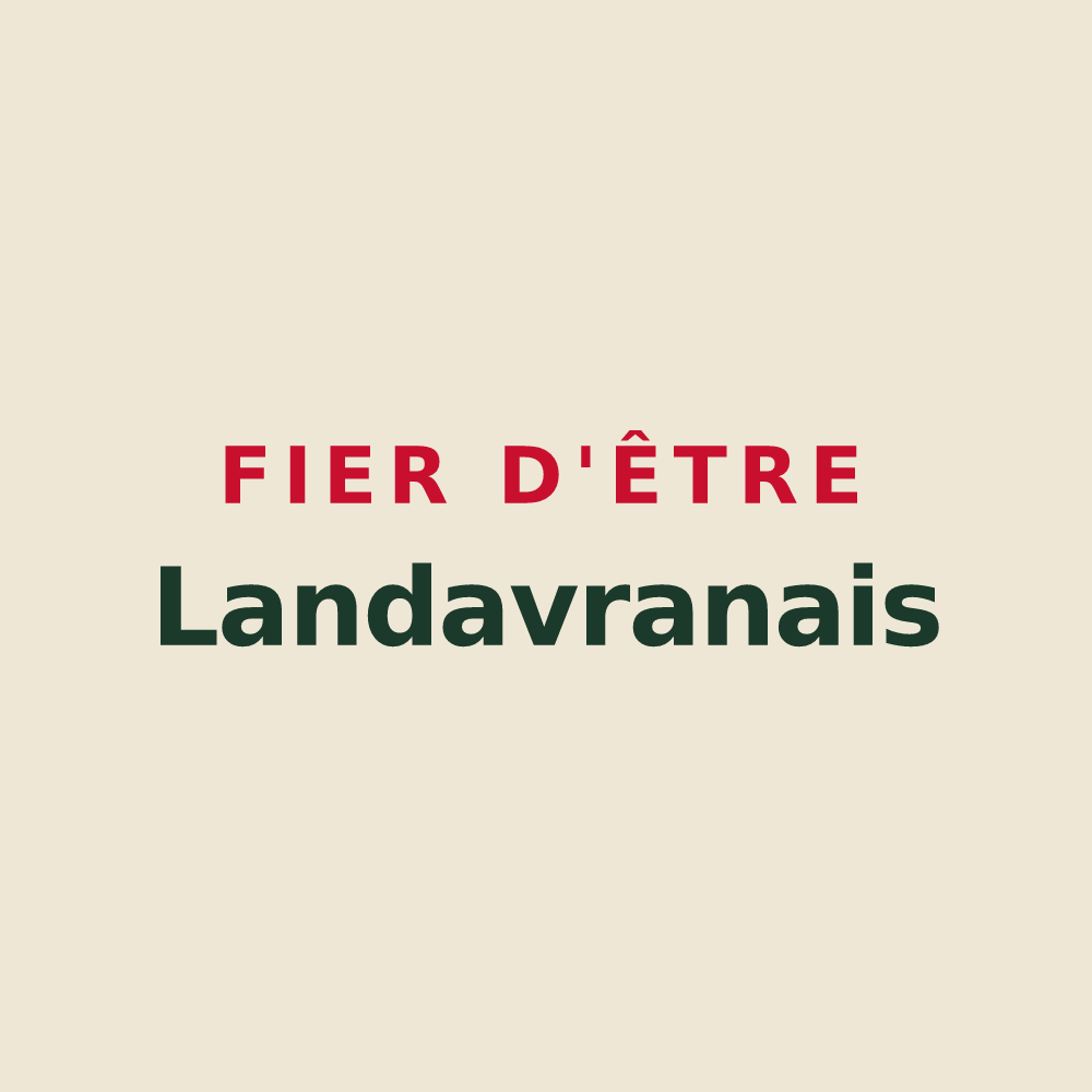 Tote bag « Fier d'être Landavranais » — design pour Landavran