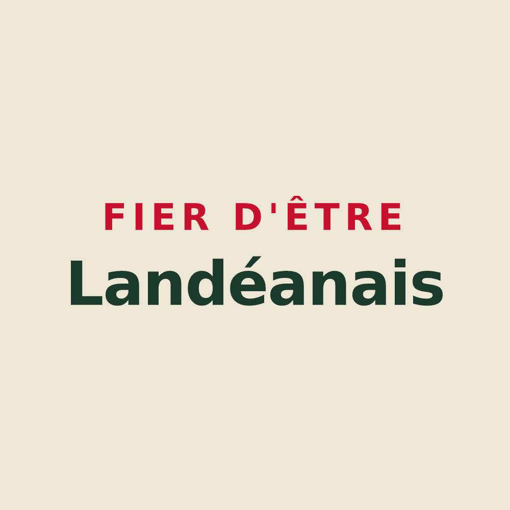 Tote bag « Fier d'être Landéanais » — design pour Landéan