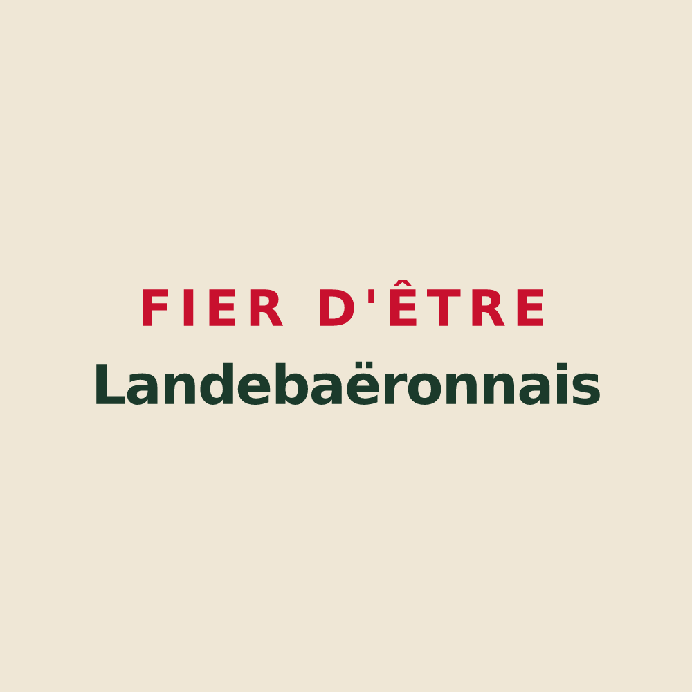 Tote bag « Fier d'être Landebaëronnais » — design pour Landebaëron