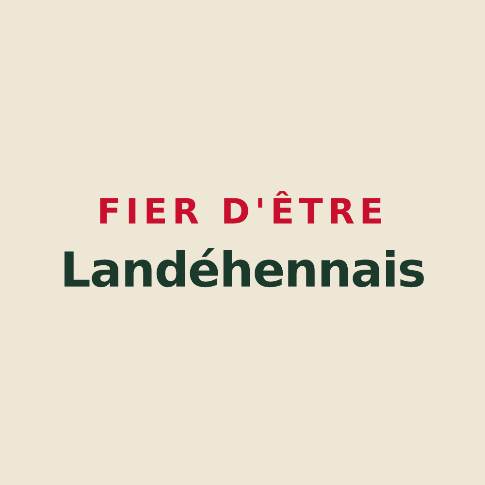 Tote bag « Fier d'être Landéhennais » — design pour Landéhen