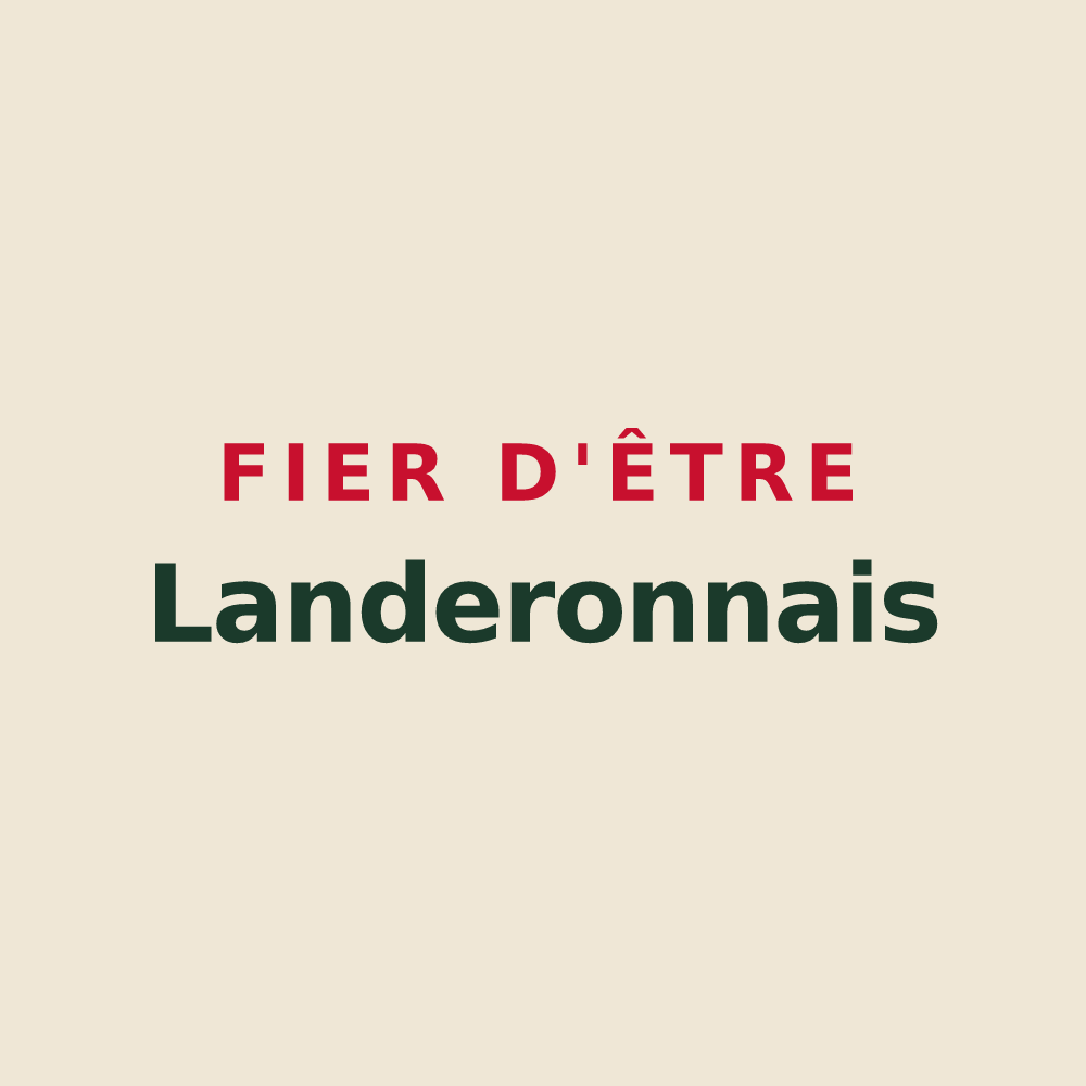 Tote bag « Fier d'être Landeronnais » — design pour Landeronde