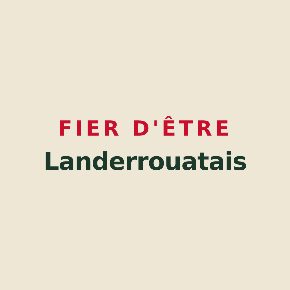 Tote bag « Fier d'être Landerrouatais » — design pour Landerrouat