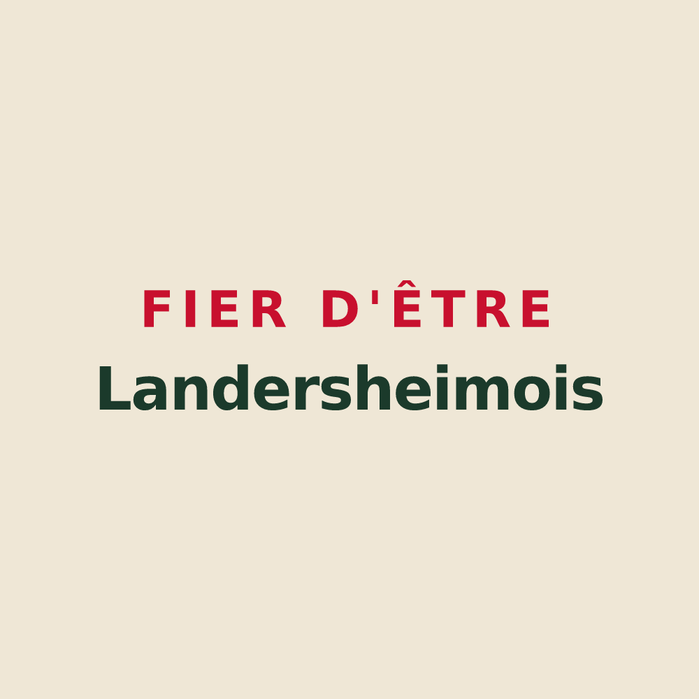 Tote bag « Fier d'être Landersheimois » — design pour Landersheim