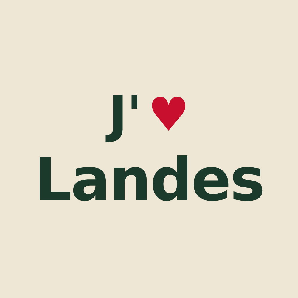 Tote bag personnalisé Landes — design J'aime Landes