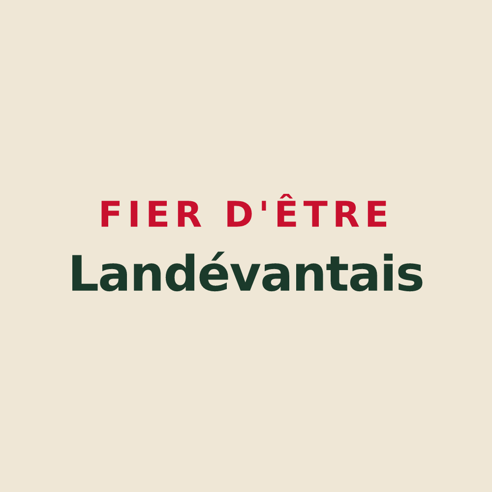 Tote bag « Fier d'être Landévantais » — design pour Landévant