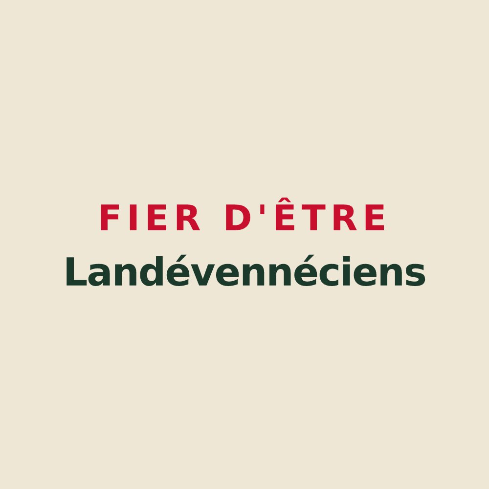 Tote bag « Fier d'être Landévennéciens » — design pour Landévennec