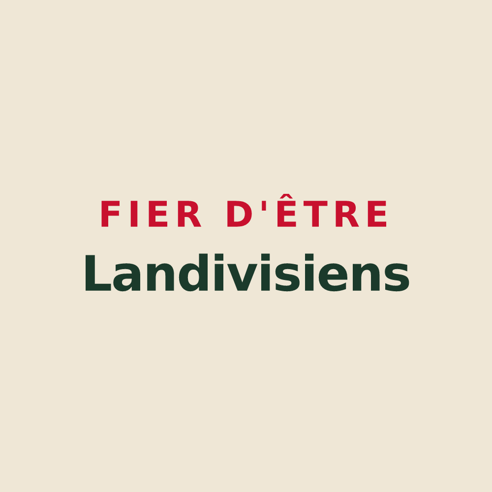 Tote bag « Fier d'être Landivisiens » — design pour Landivisiau