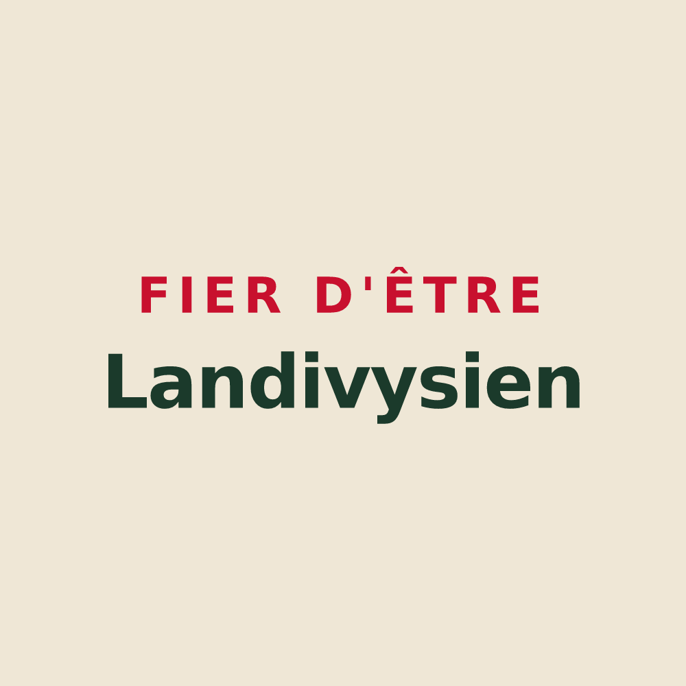 Tote bag « Fier d'être Landivysien » — design pour Landivy
