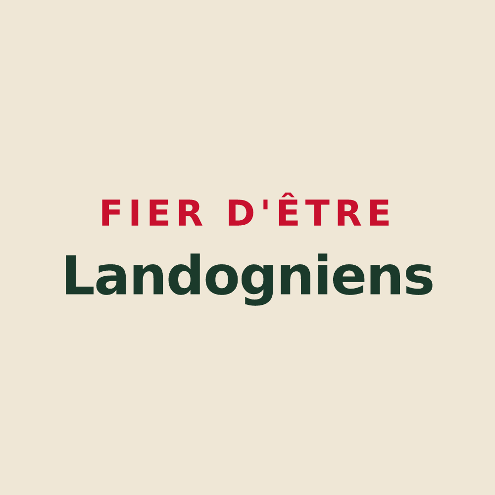 Tote bag « Fier d'être Landogniens » — design pour Landogne