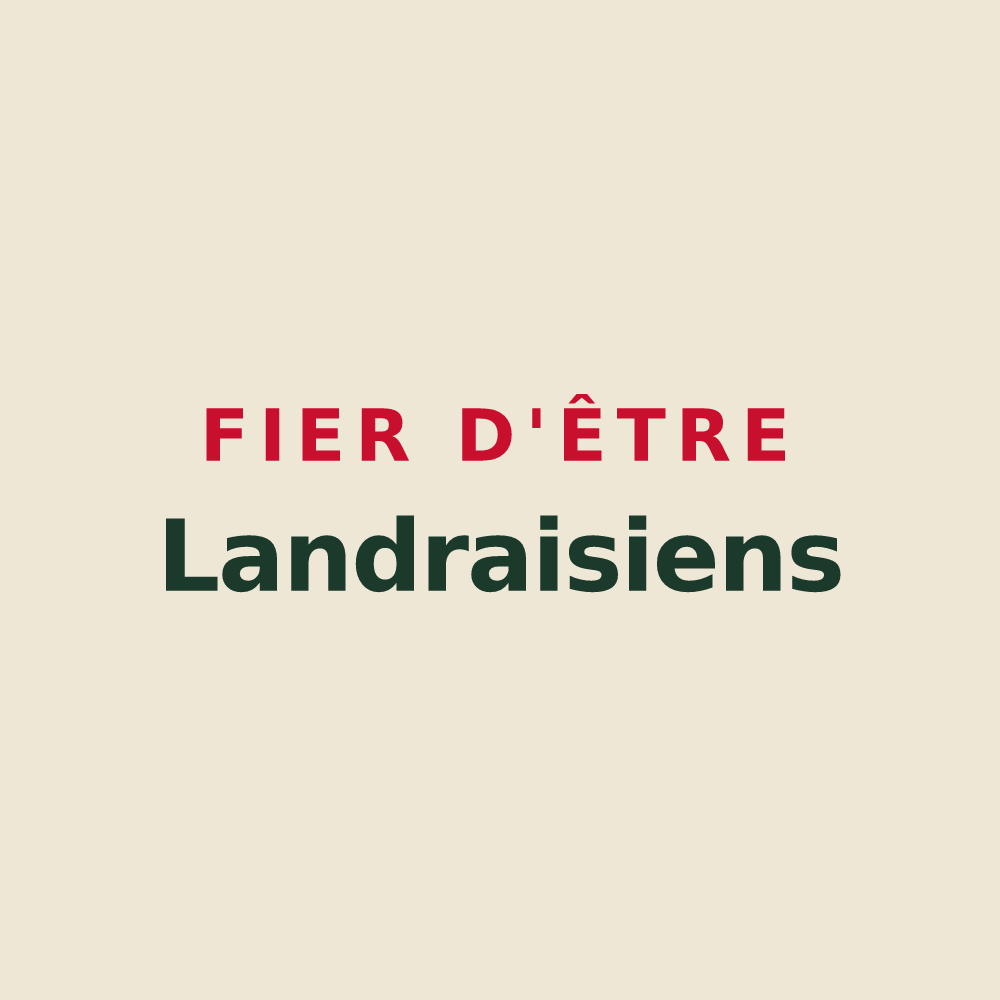 Tote bag « Fier d'être Landraisiens » — design pour Landrais