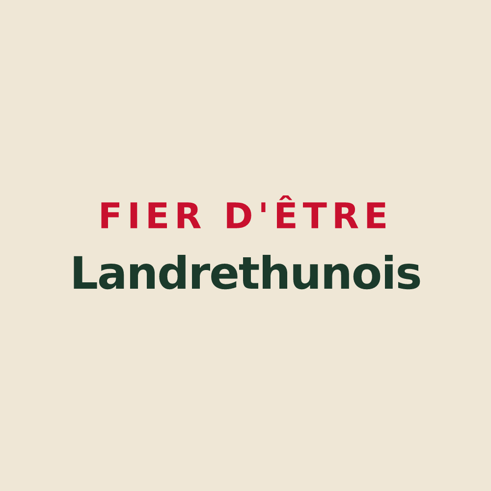 Tote bag « Fier d'être Landrethunois » — design pour Landrethun-le-Nord