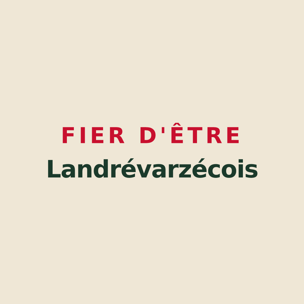 Tote bag « Fier d'être Landrévarzécois » — design pour Landrévarzec