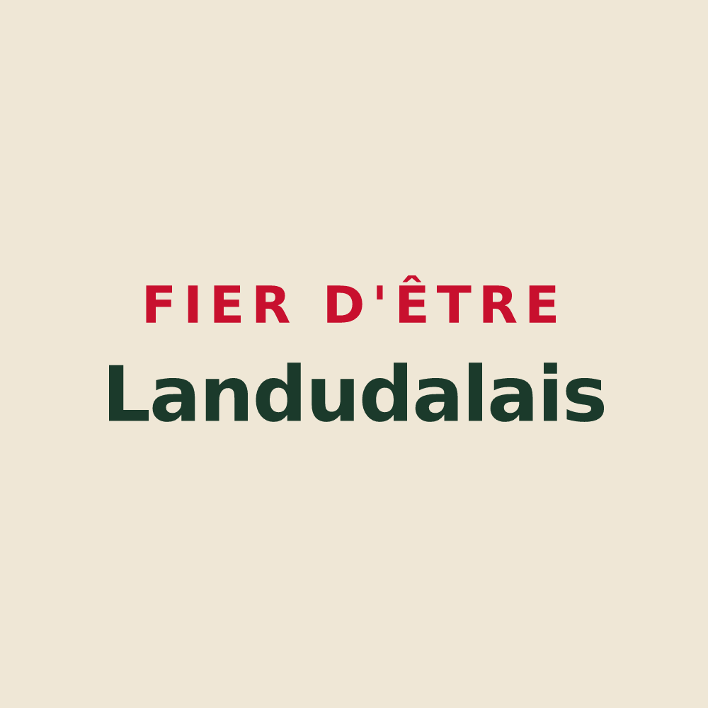 Tote bag « Fier d'être Landudalais » — design pour Landudal
