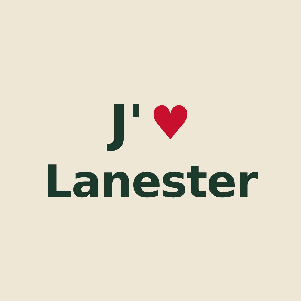 Tote bag personnalisé Lanester — design J'aime Lanester